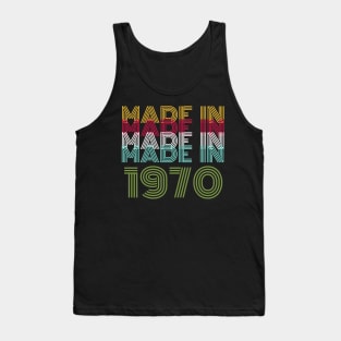 50th Birthday Celebration Gift Retro Vintage Tank Top